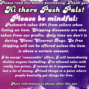 💜✨PLEASE READ BEFORE YOU PURCHASE✨💜